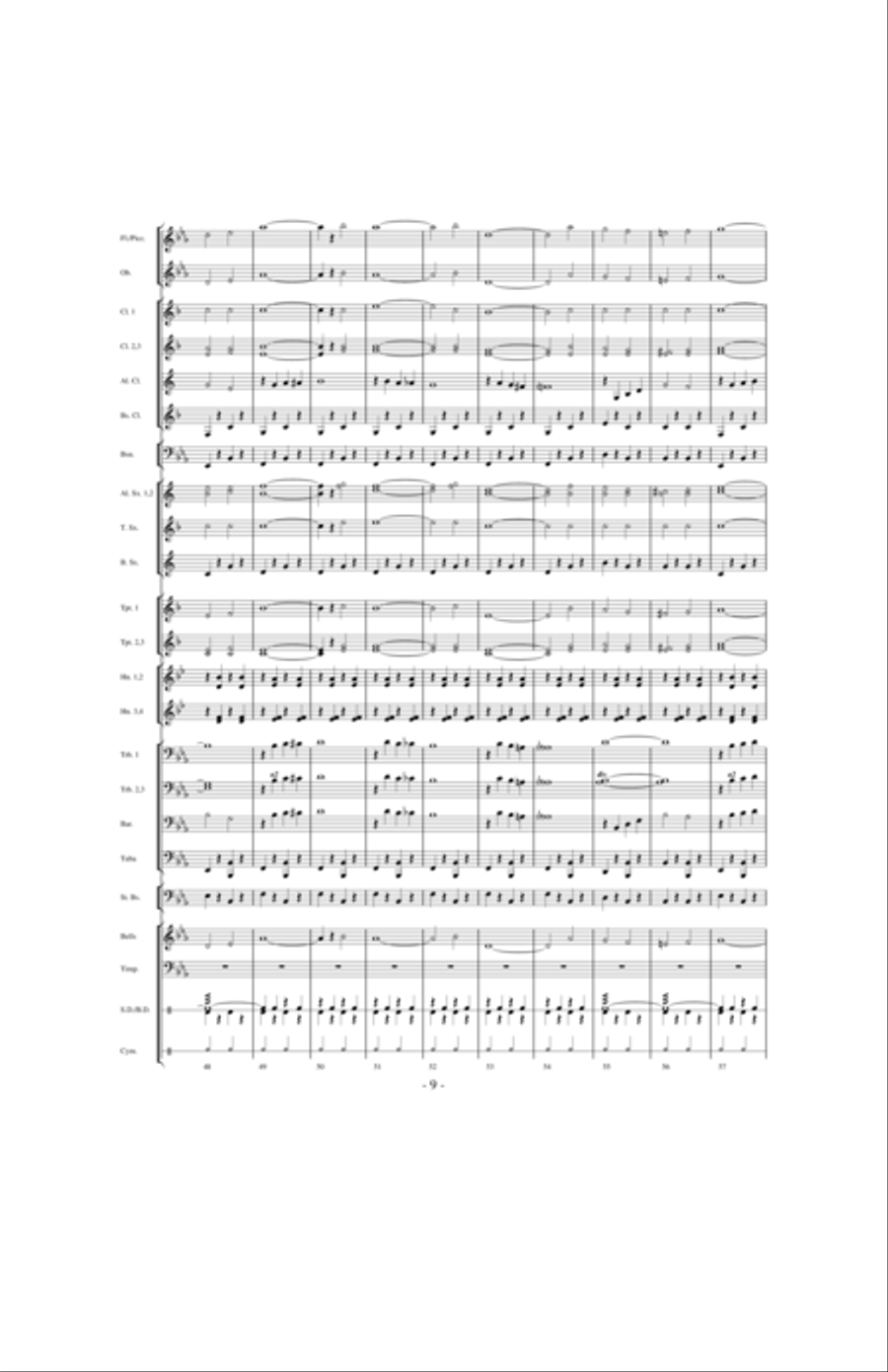 Military Escort Concert Band scores gallery preview page 8