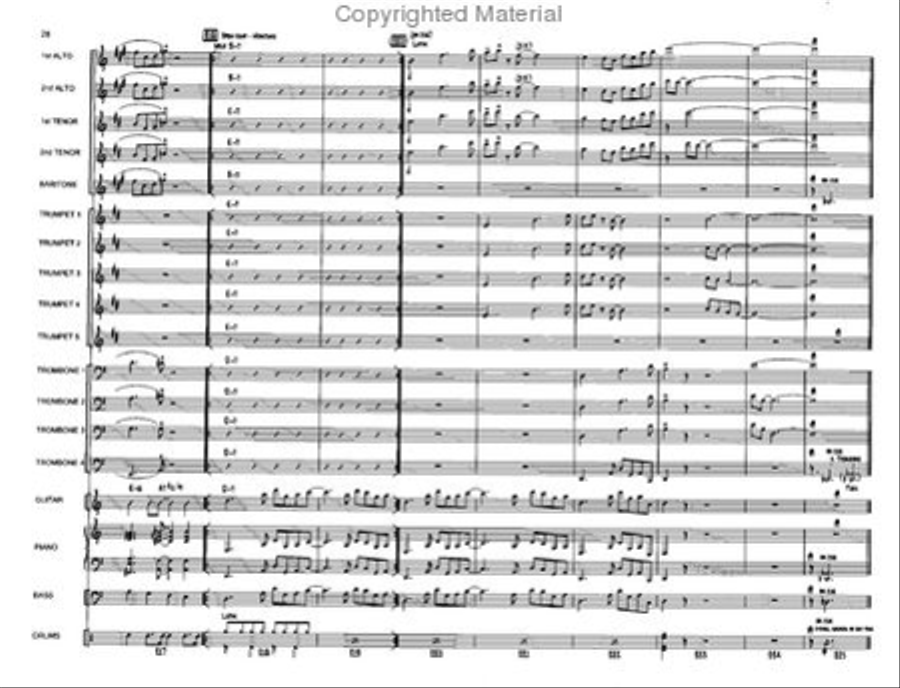 Northern Encounter Jazz Ensemble scores gallery preview page 29