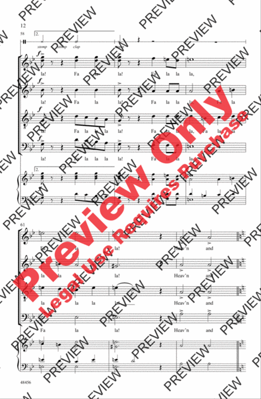 A Festive Pat-A-Pan 4-Part scores gallery preview page 12