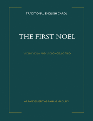 The First Noel Violin Viola and Cello Trio