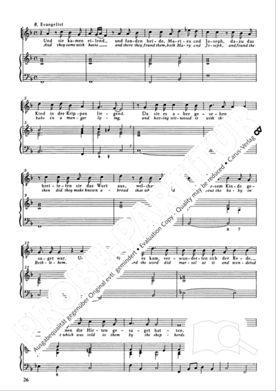 Christmas History (Weihnachts-Historie, SWV 435) Score scores gallery preview page 27