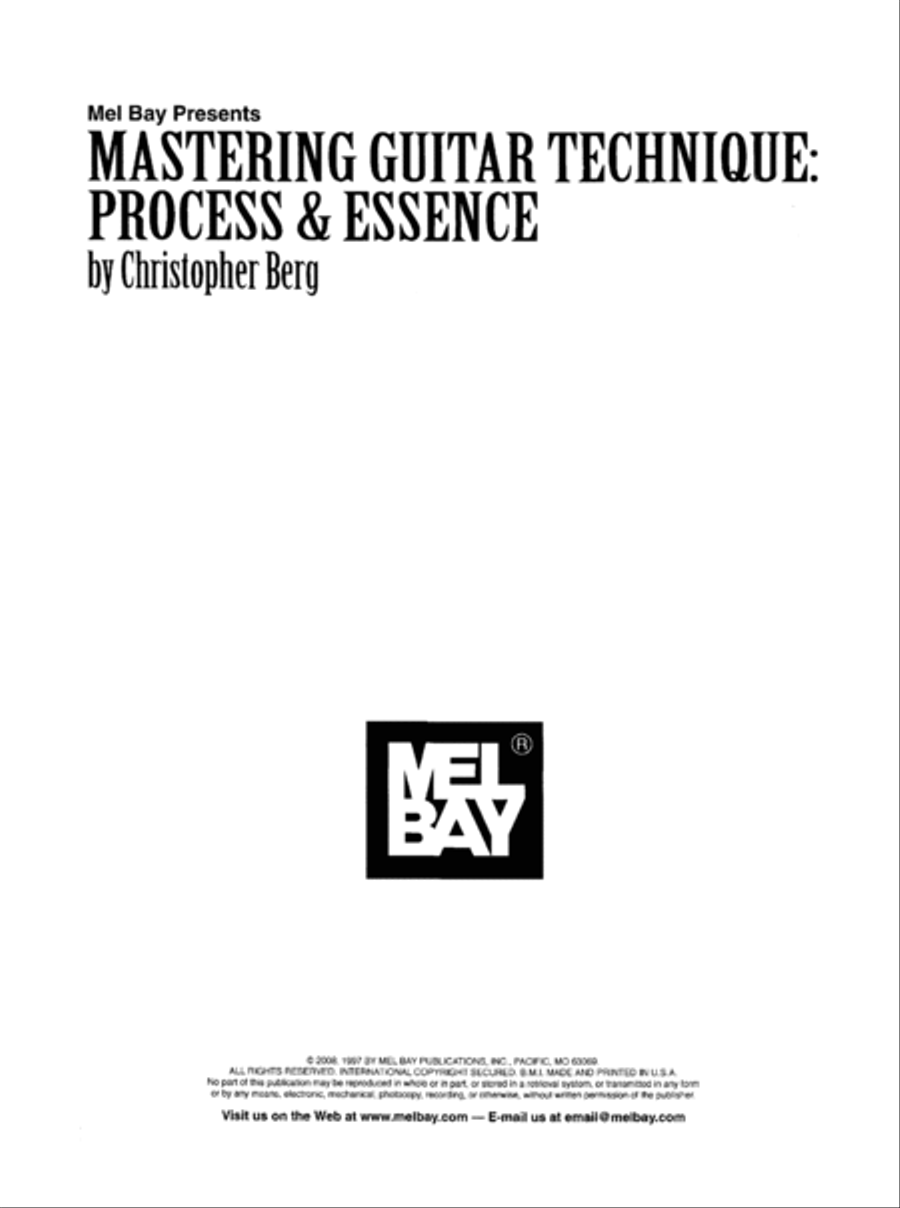 Mastering Guitar Technique: Process and Essence Acoustic Guitar scores gallery preview page 7