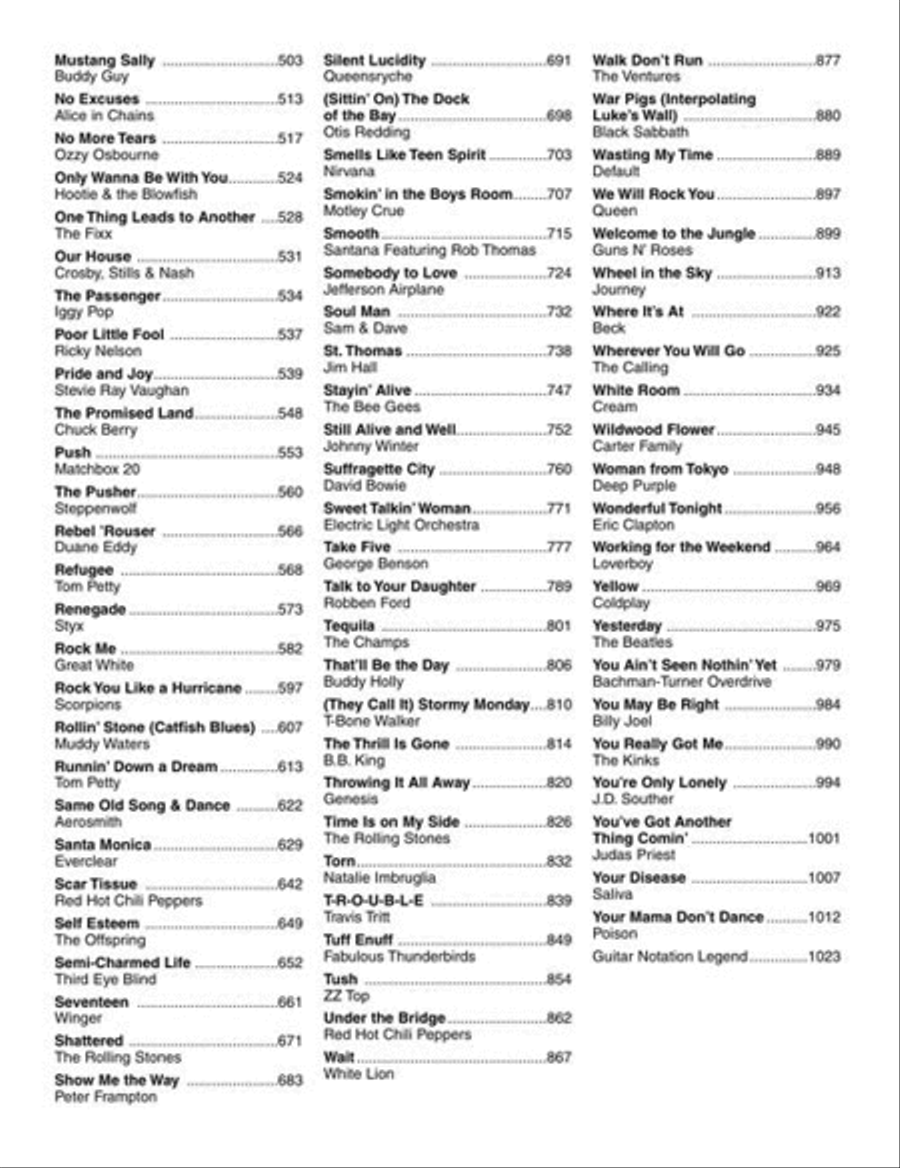 Guitar Tab White Pages, Volume 2 Acoustic Guitar scores gallery preview page 4
