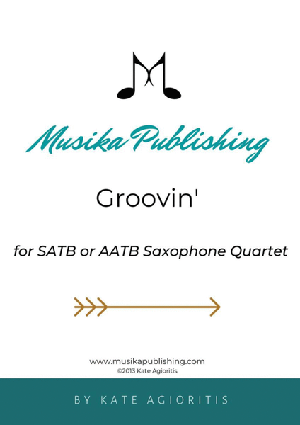 Groovin' - For Young (SATB or AATB) Saxophone Quartet image number null