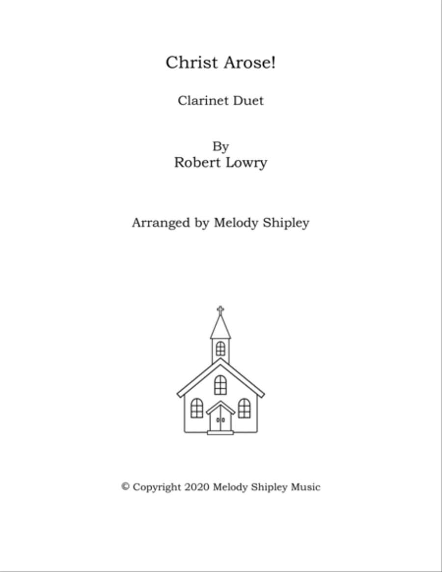 Christ Arose! Clarinet Duet scores gallery preview page 1