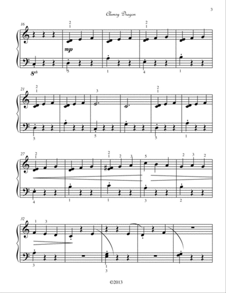 Medieval Melodies A Fairy Tale Suite Volume I Piano Method scores gallery preview page 4