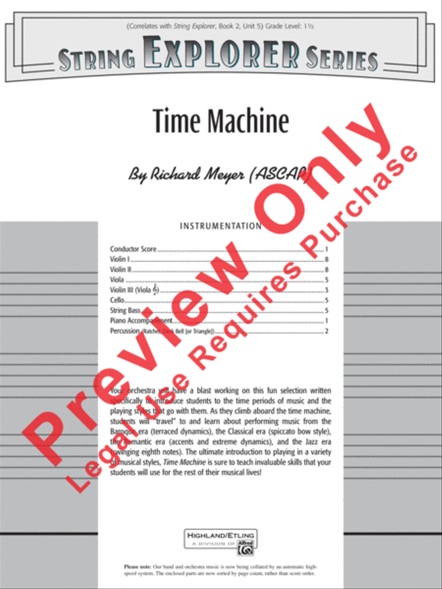 Time Machine String Orchestra scores gallery preview page 2