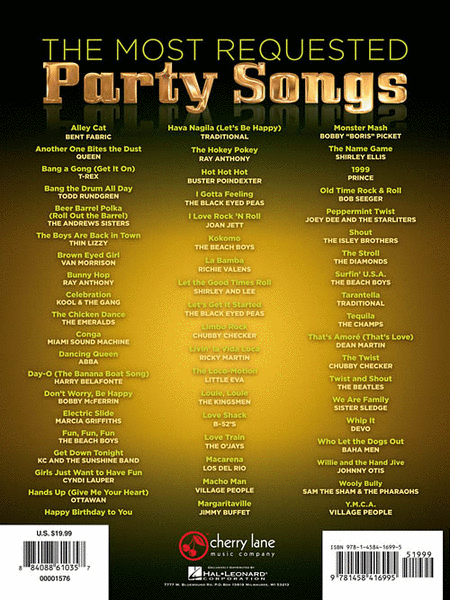 The Most Requested Party Songs