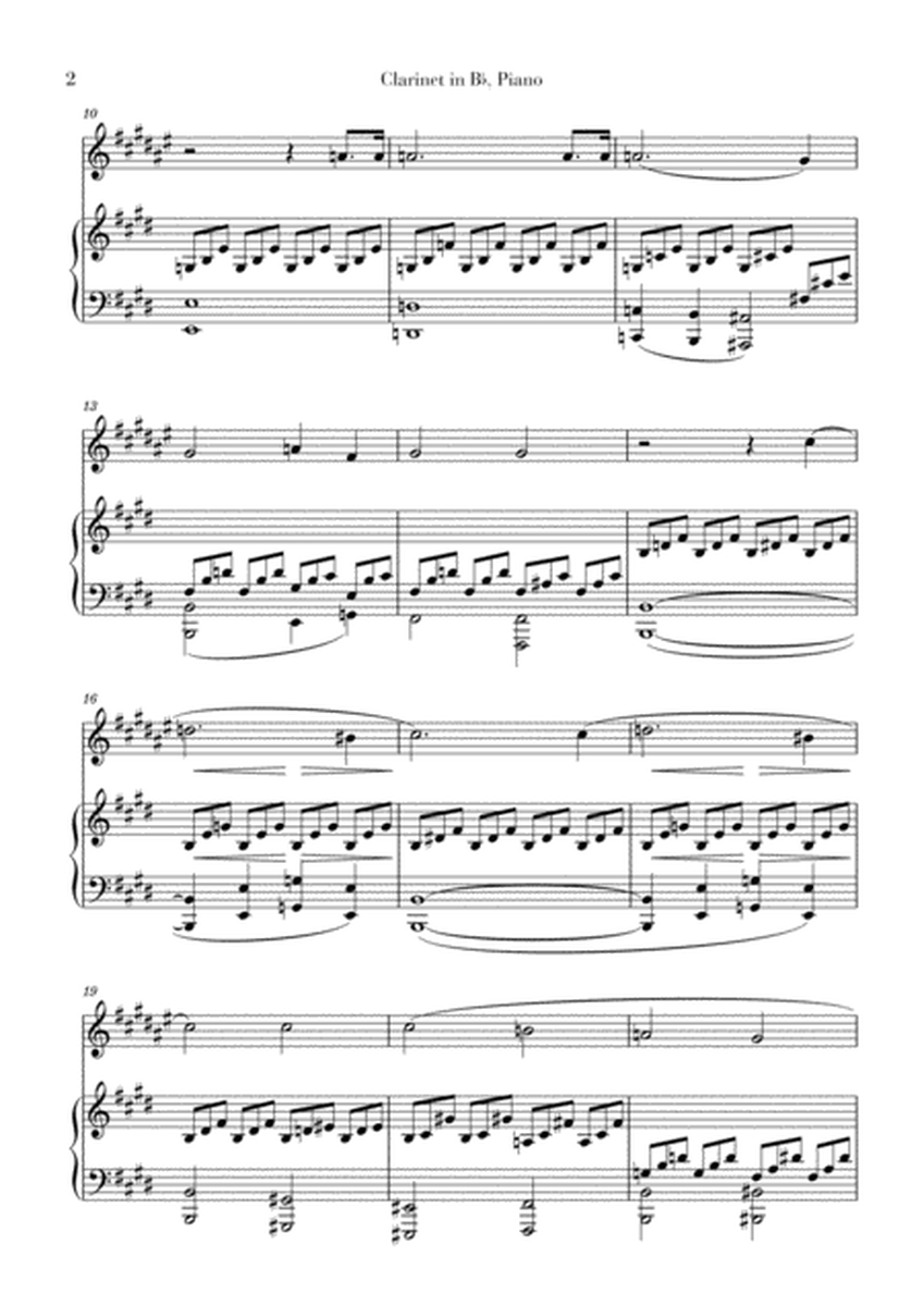Moonlight Sonata for Clarinet in Bb and Piano