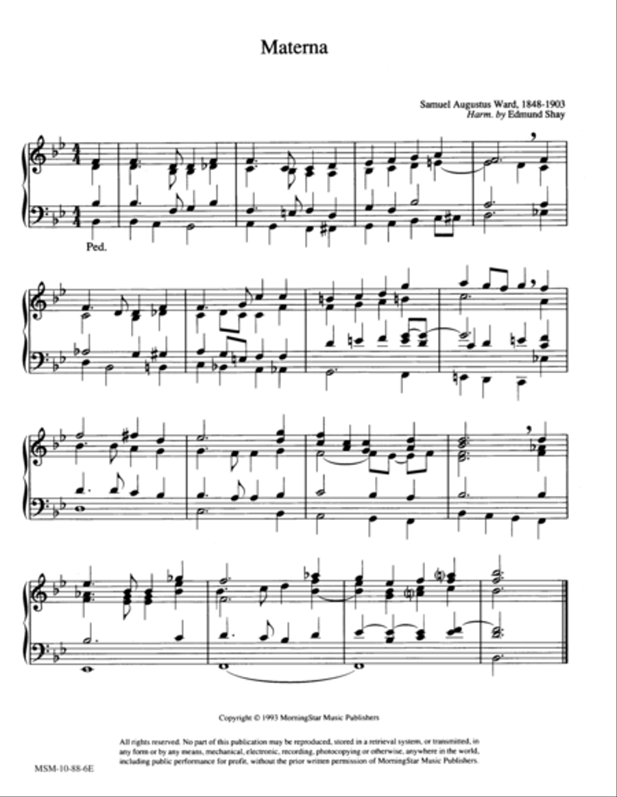 Materna (Hymn Harmonization)