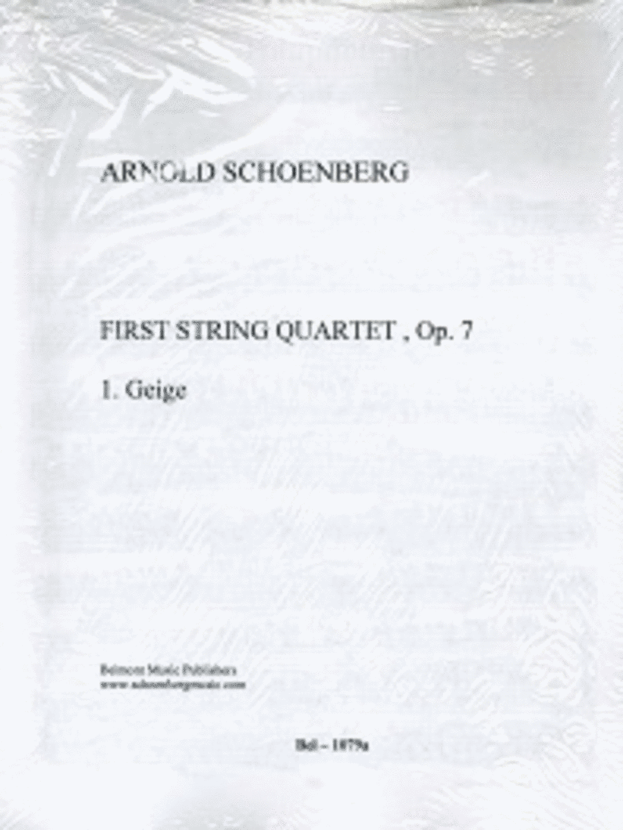 First String Quartet, Op. 7 String Quartet scores gallery preview page 1