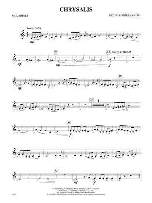 Chrysalis: 1st B-flat Clarinet