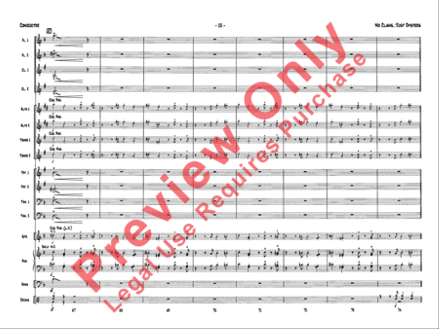 No Clams, Just Oysters Jazz Ensemble scores gallery preview page 13
