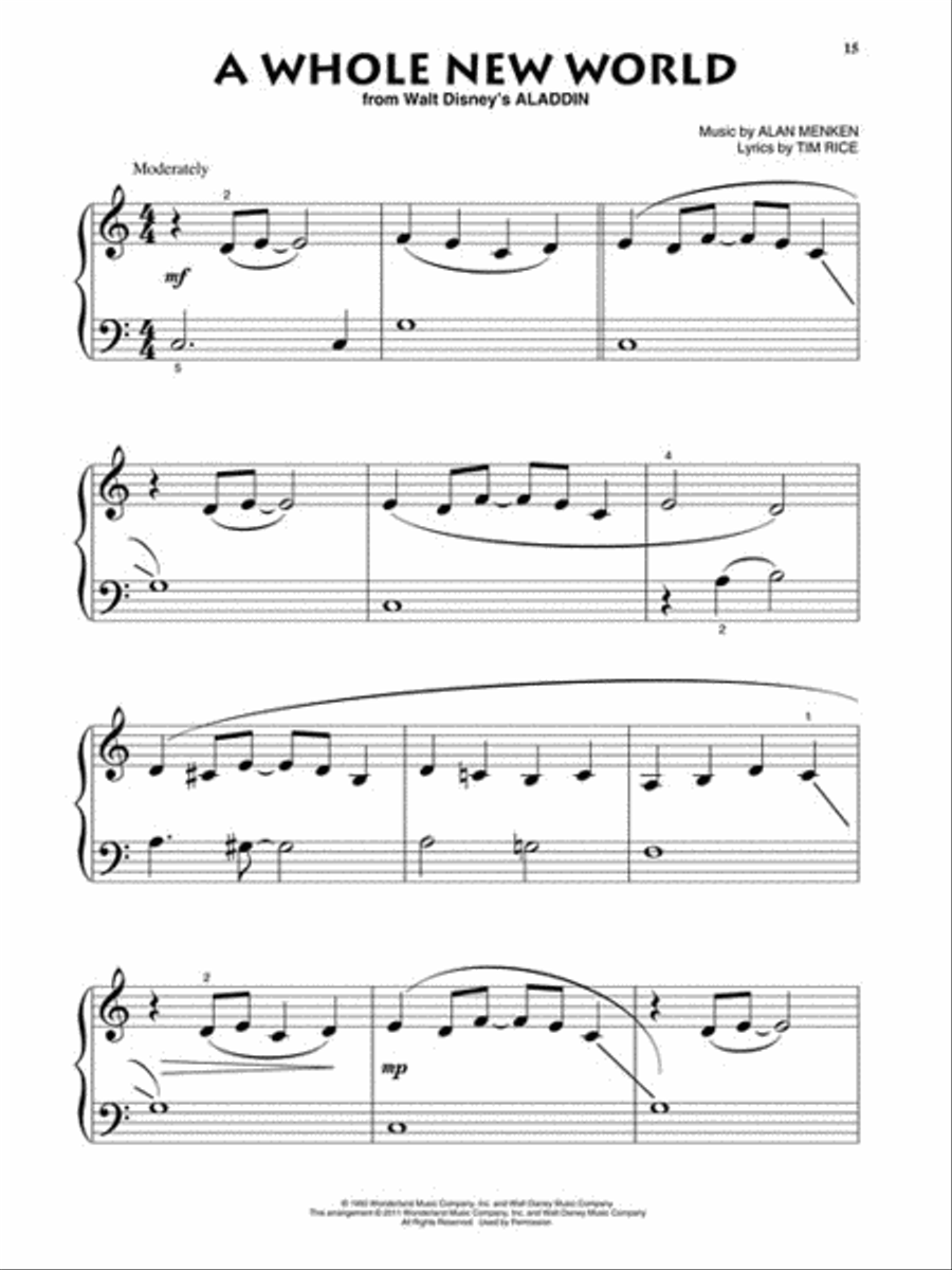 Disney Favorites Disney Favorites Piano Solo scores gallery preview page 5