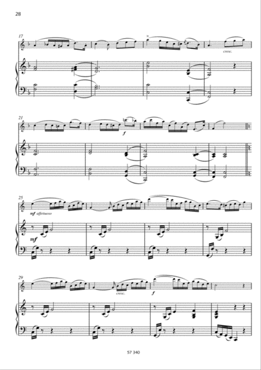 Tendre souvenir (Rêverie) Flute Solo scores gallery preview page 2
