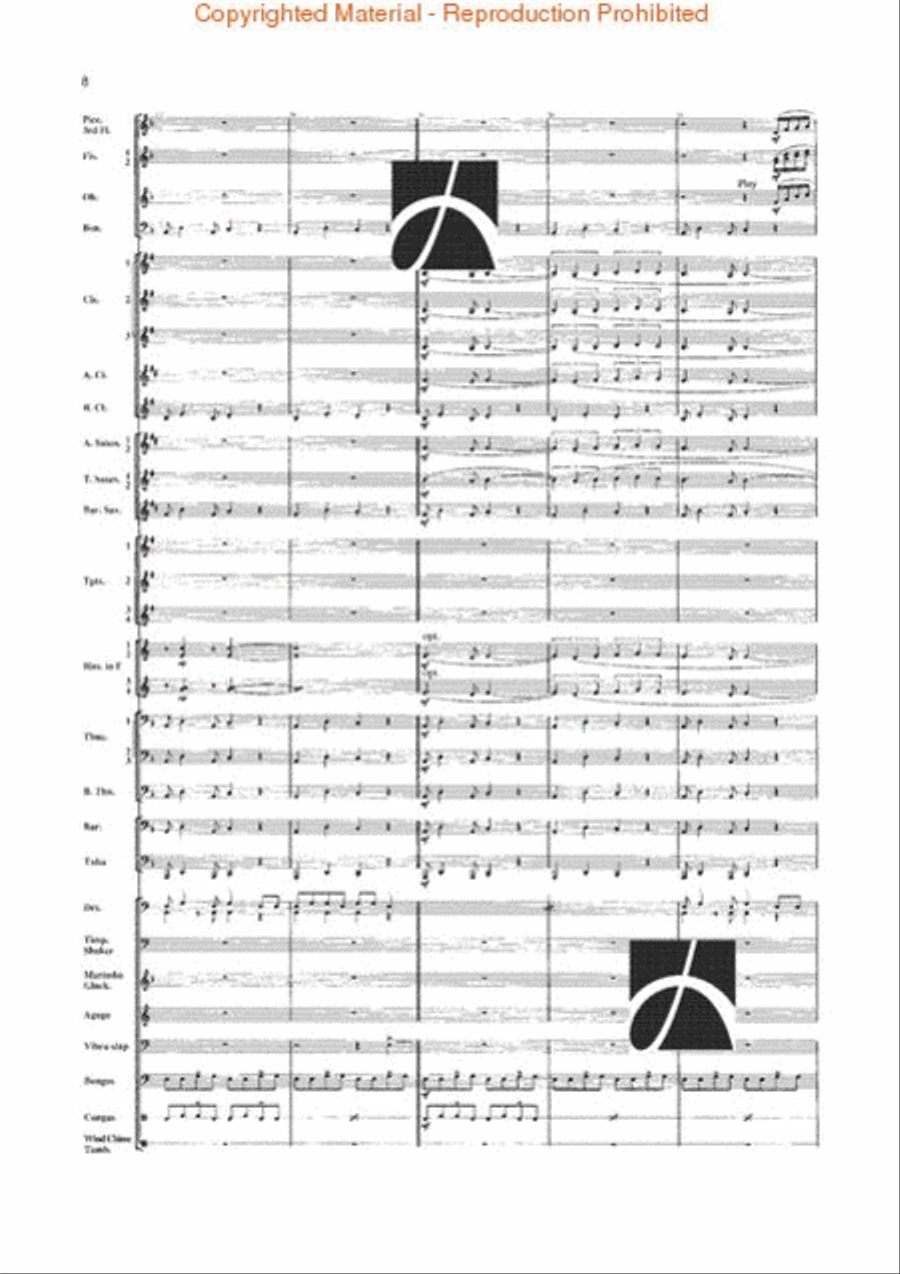 Jungle Fantasy Jungle Fantasy Concert Band scores gallery preview page 5