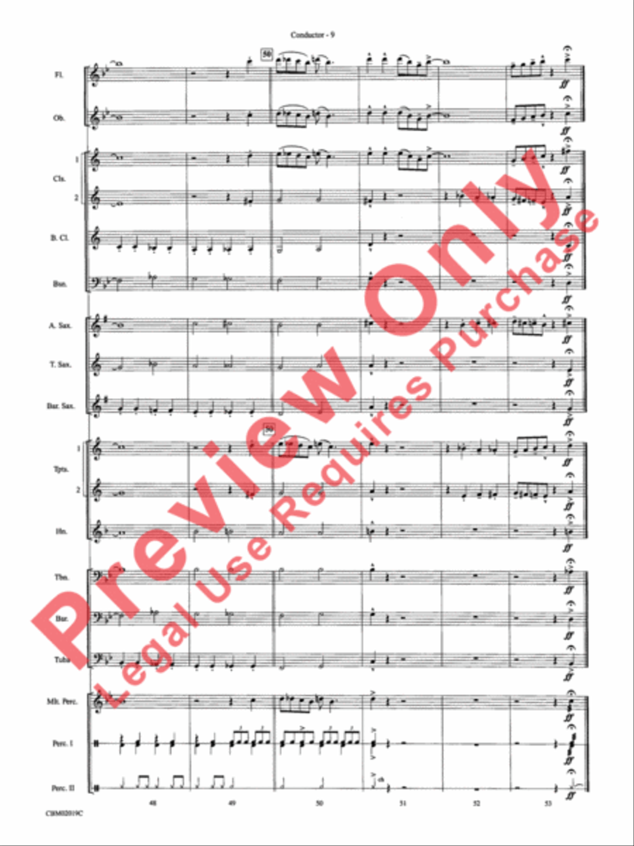 Chattanooga Choo Choo Concert Band scores gallery preview page 12