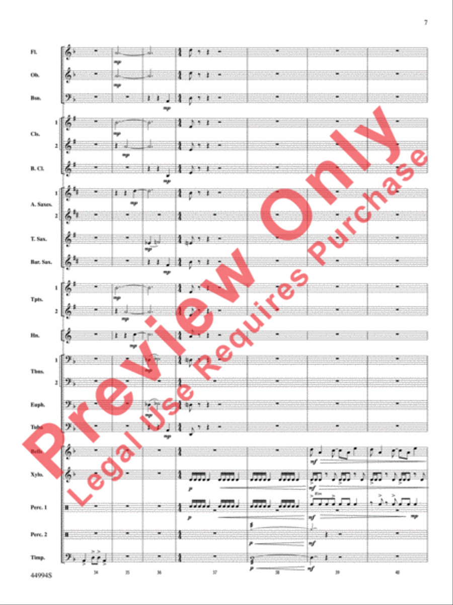 In tantum lux Concert Band scores gallery preview page 8