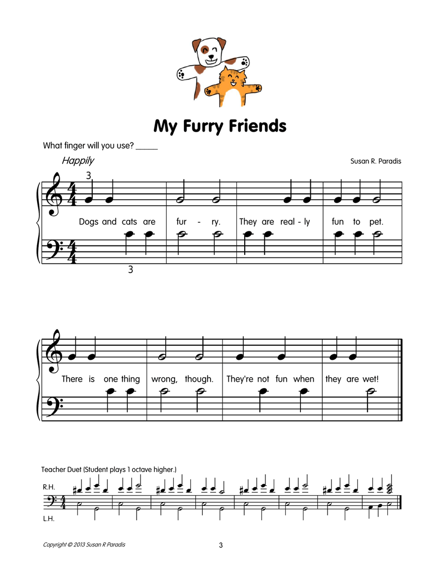 Sunny Solos Piano Method scores gallery preview page 3