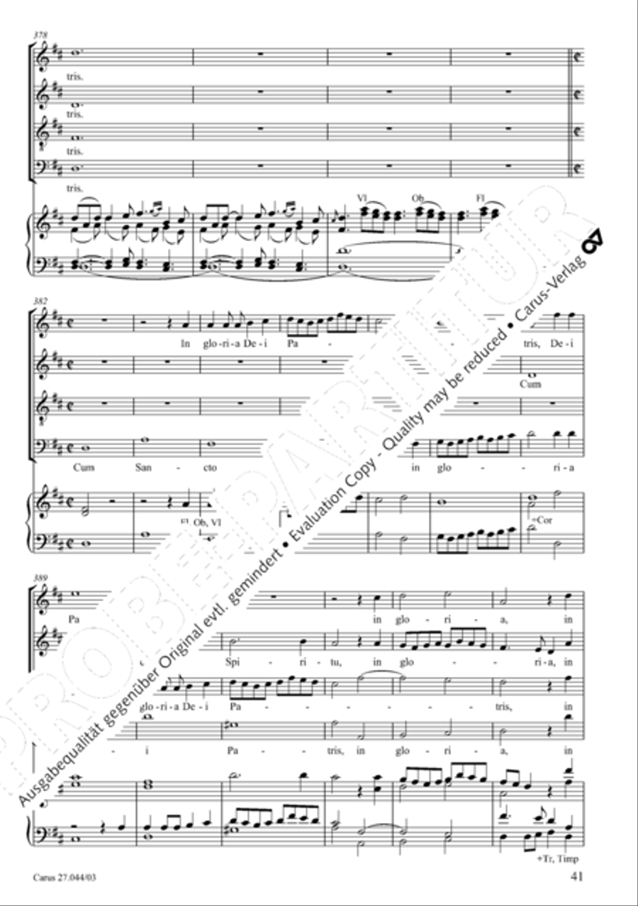 Messa per il Santissimo Natale 4-Part scores gallery preview page 42