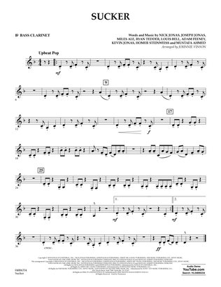 Sucker (arr. Johnnie Vinson) - Bb Bass Clarinet