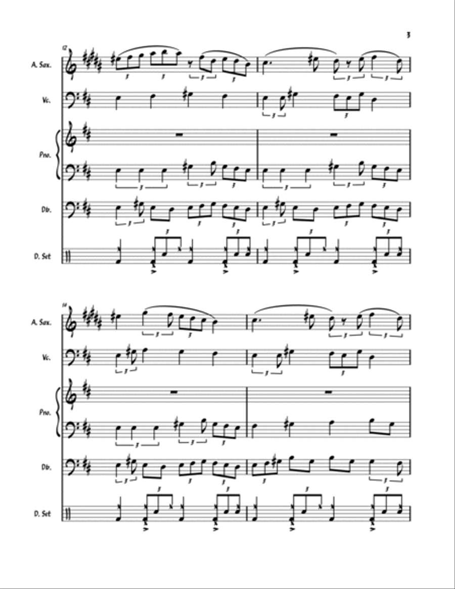 Cellazz Cellazz Jazz Ensemble scores gallery preview page 3