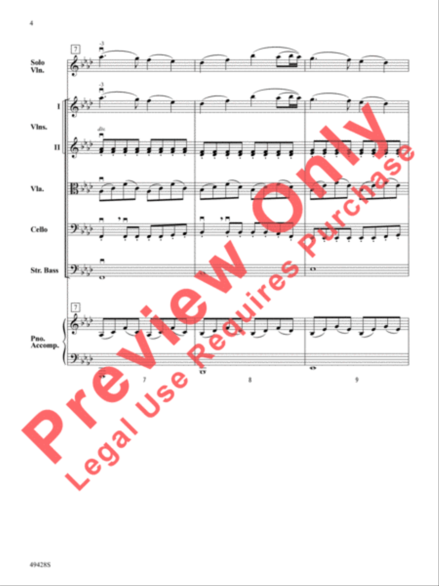 Vivaldi Rocks String Orchestra scores gallery preview page 5