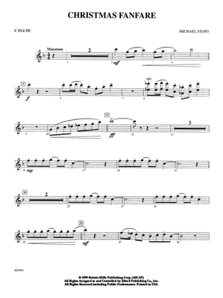 Christmas Fanfare: Flute