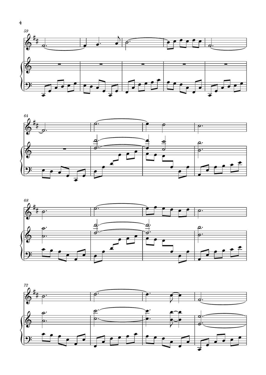 La Valse D'amelie La Valse D'amelie Woodwind Duet scores gallery preview page 4