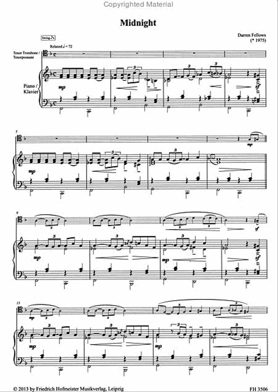 Jazz Café Trombone scores gallery preview page 2