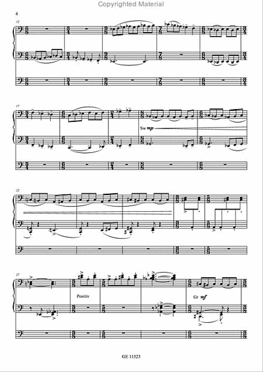 Dancing Pipes Organ Solo scores gallery preview page 3
