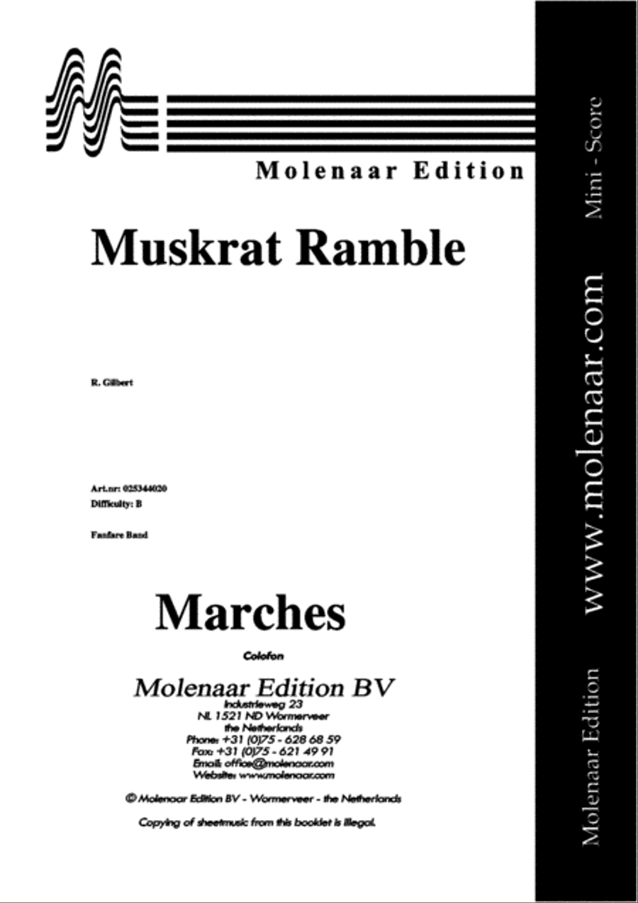 Muskrat Ramble Fanfare Band scores gallery preview page 2