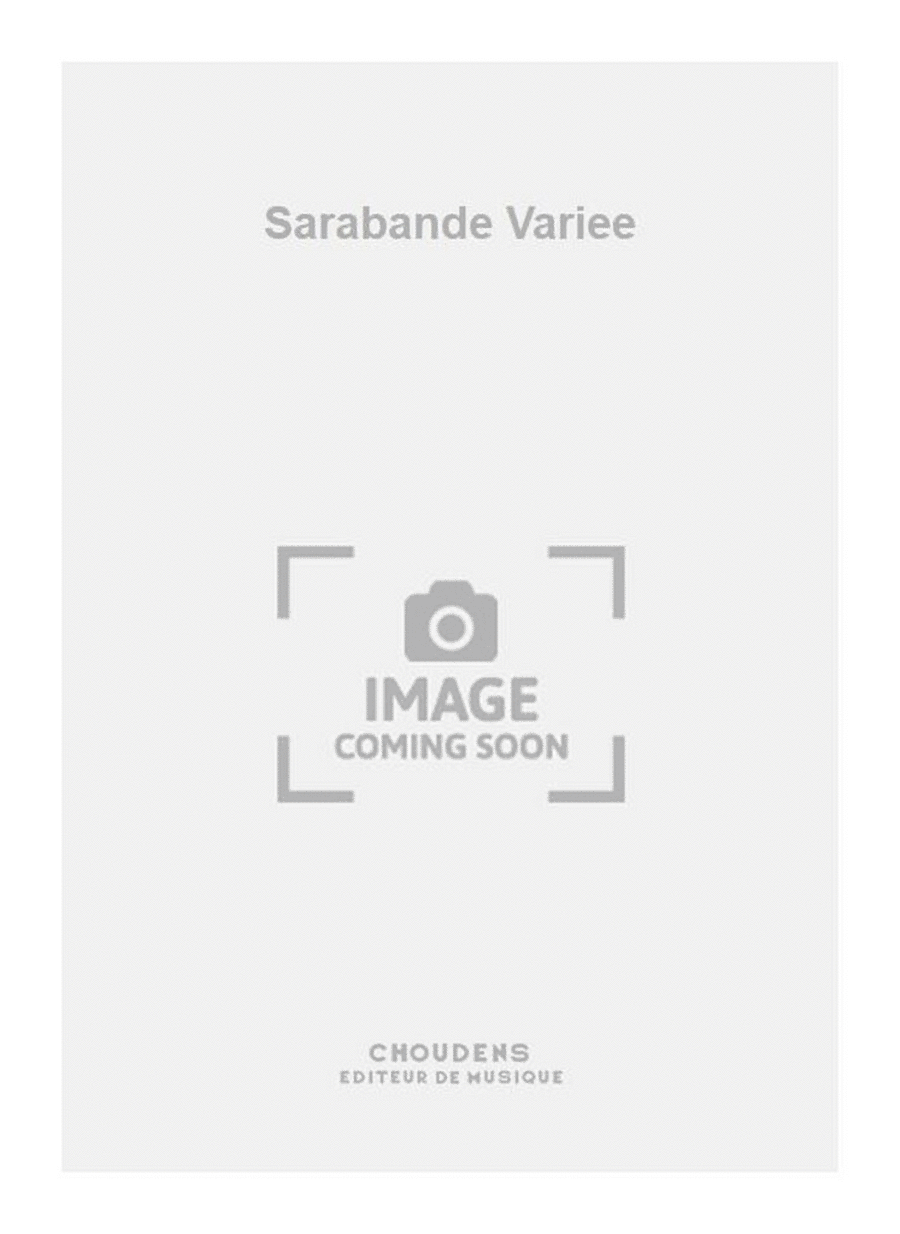 Sarabande Variee Sarabande Variee Classical Guitar scores gallery preview page 1