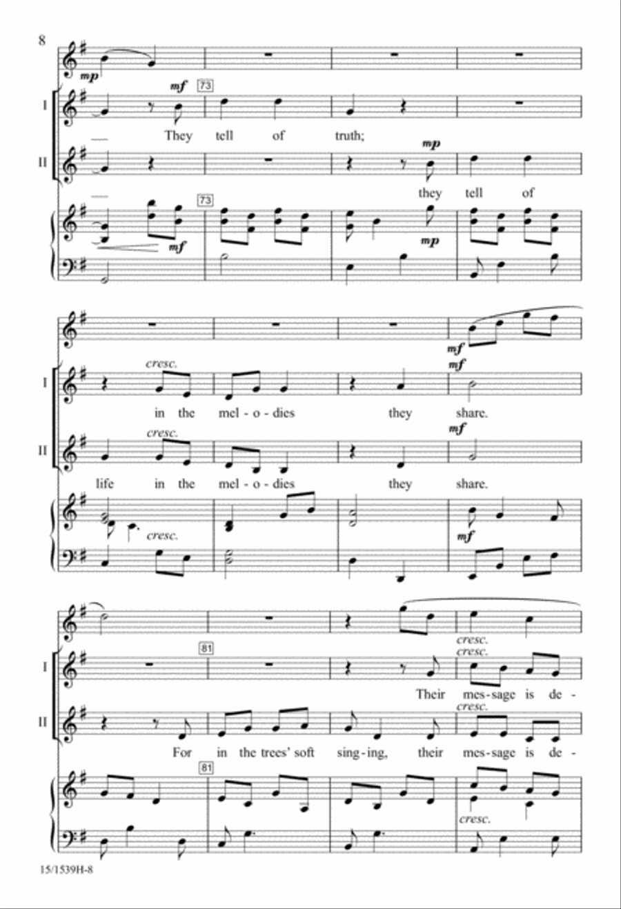 Listen 2-Part scores gallery preview page 8
