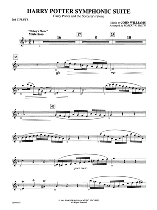 Harry Potter Symphonic Suite: 2nd Flute