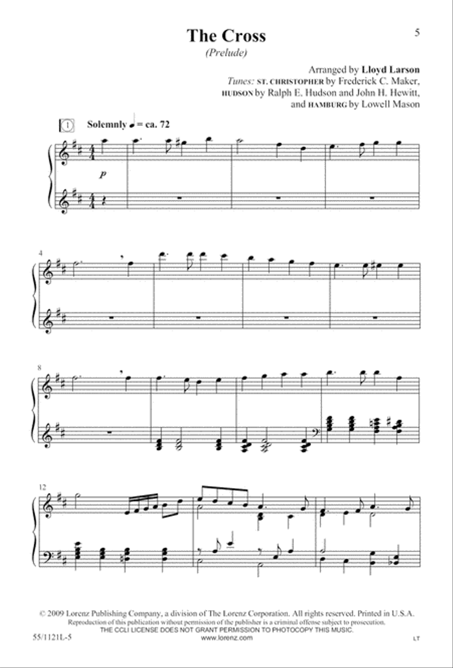 Touched by the Christ 3-Part scores gallery preview page 6