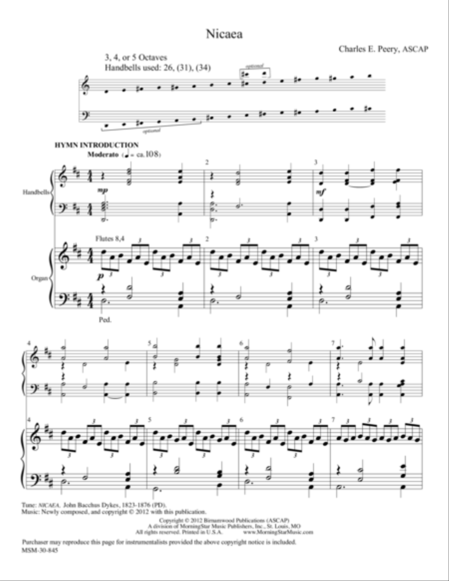 Nicaea Choir scores gallery preview page 1
