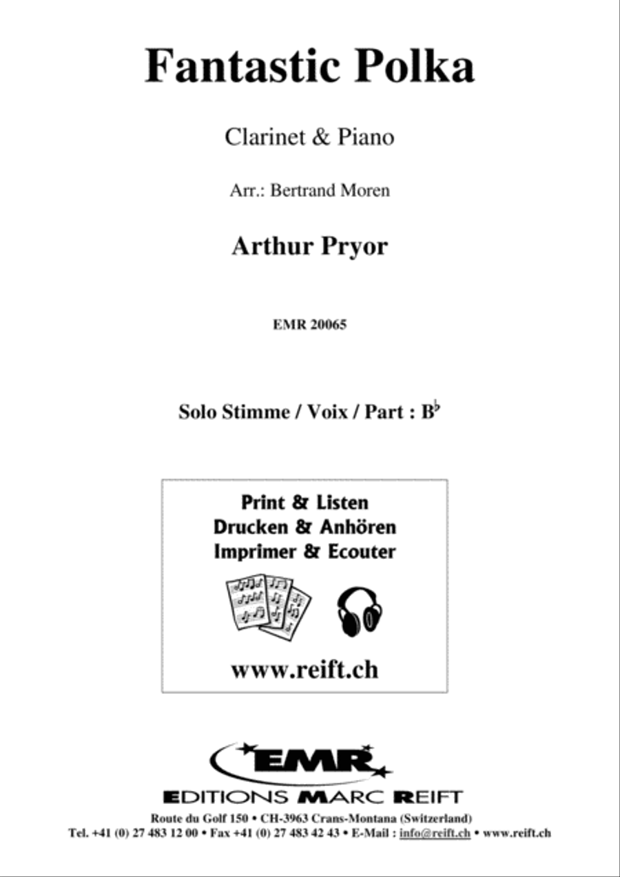 Fantastic Polka Clarinet Solo scores gallery preview page 2