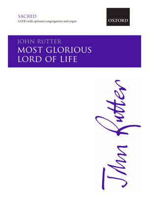 Most glorious Lord of life