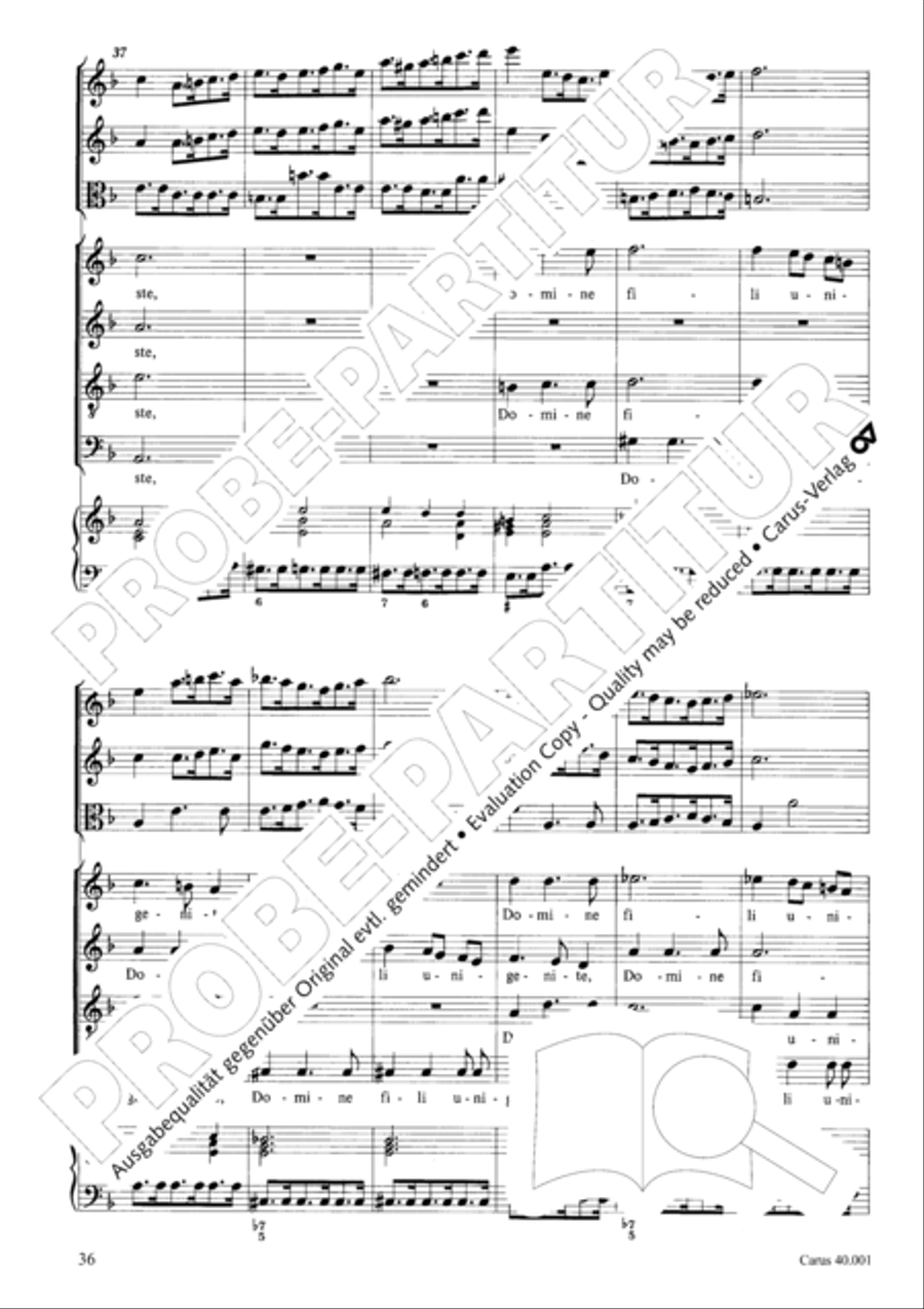 Gloria in D SSA scores gallery preview page 43