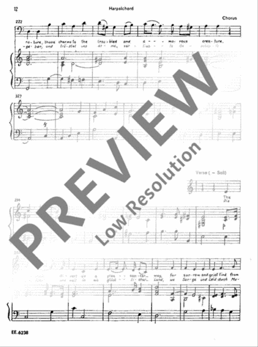 Ode for St Cecilia's Day 1683 Basso Continuo scores gallery preview page 12