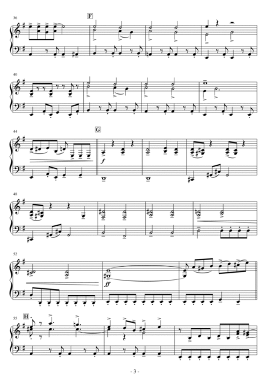 Live By The Sword Easy Piano scores gallery preview page 3