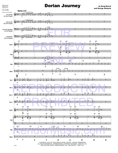 Dorian Journey (Full Score)