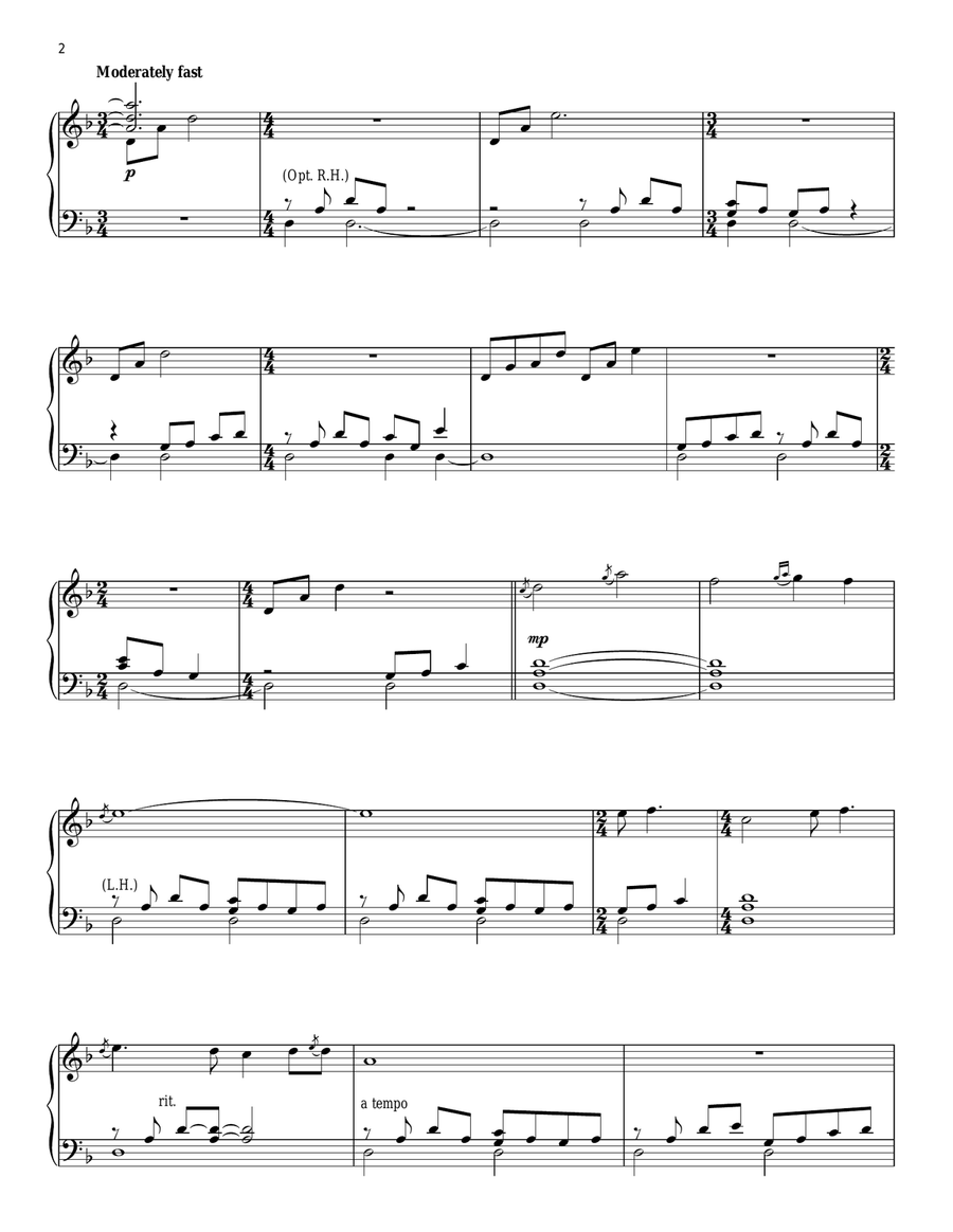 People Disappear All The Time (from Outlander) Piano Solo scores gallery preview page 2