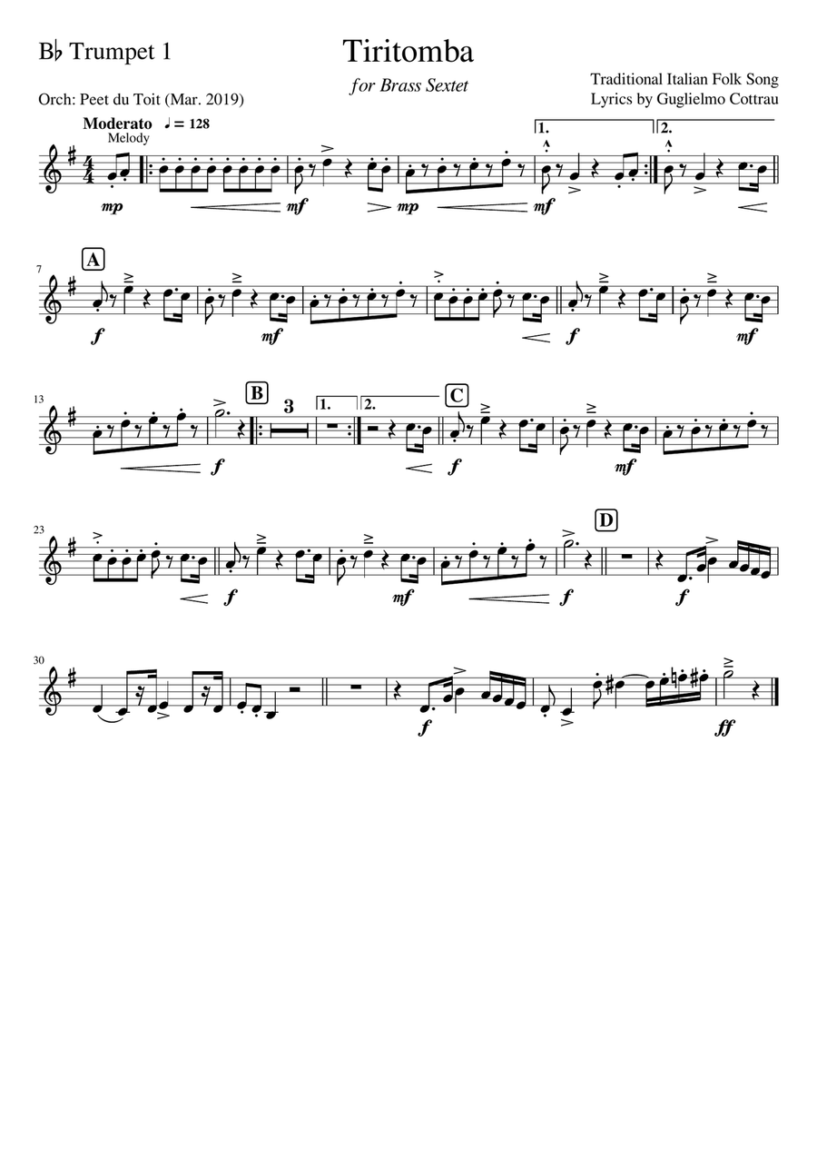 Tiritomba Brass Ensemble scores gallery preview page 6