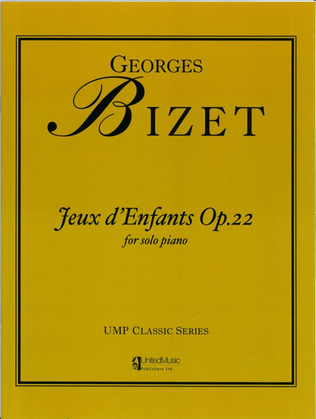 Book cover for Jeux d'Enfants Op.22