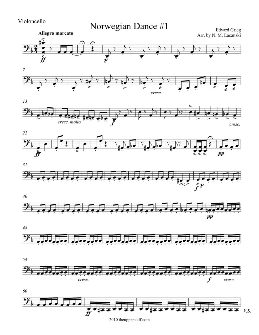 Norwegian Dance #1 String Orchestra scores gallery preview page 4