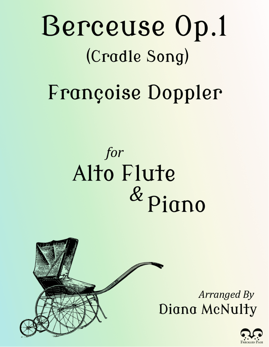Berceuse Op.15 - for Alto Flute & Piano Flute Solo scores gallery preview page 1