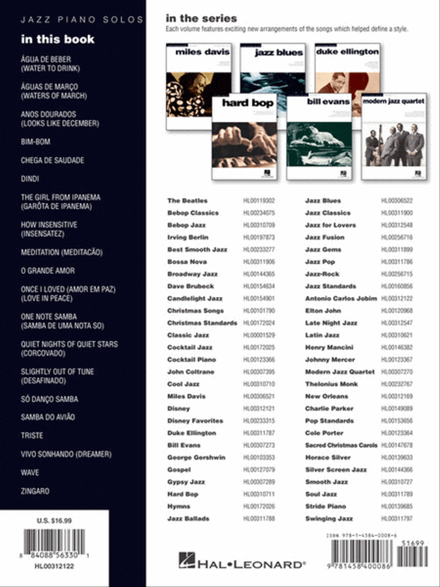 Antonio Carlos Jobim Antonio Carlos Jobim Piano Solo scores gallery preview page 6
