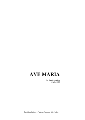 AVE MARIA - J. Arcadelt - For Organ